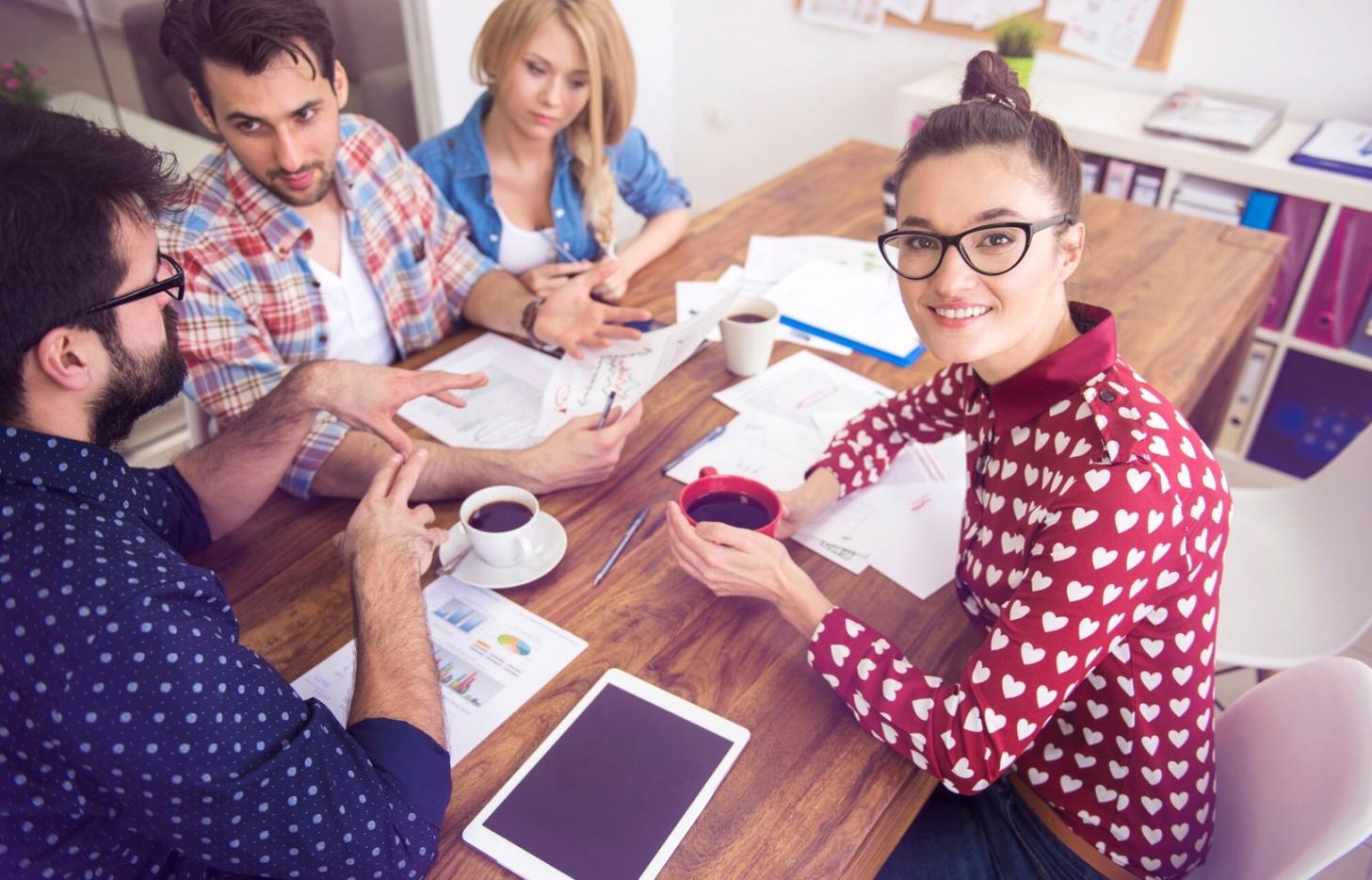 Sessione di formazione interna del team